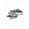 Double Dolphin Diamond Engagement Ring-Marq or Round Center